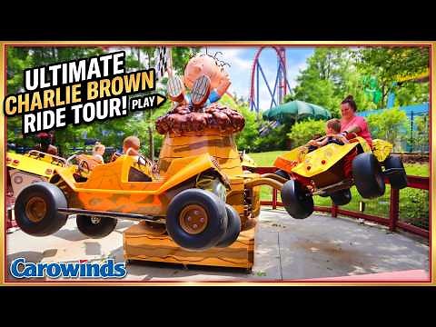 Camp Snoopy Kid's Rides at Carowinds