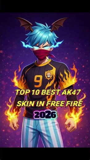 top 10 best AK-47 skin in free fire 2026 ⚡#explorepage #freefire​ #freefireshorts​#garenafreefire​