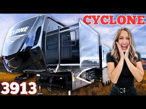 LUXURY BEAST REVEAL! Blacked Out CYCLONE 3913 - HUGE Garage + MEGA Lounge!