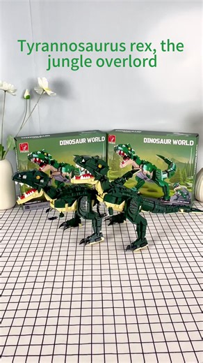 #trex #dinosaurs #dinosaurtoy #buildingblocks #tiktokshop #tiktoktoys #fyp #toys