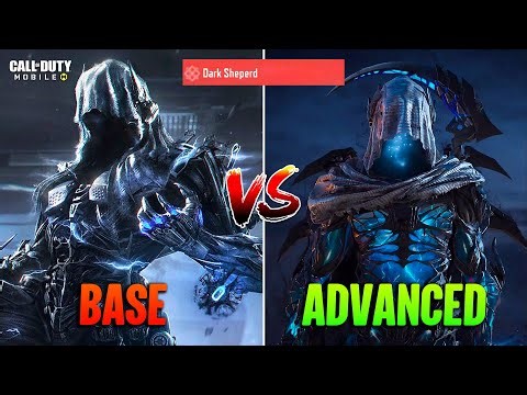 Base vs Advanced Mythic Dark Shepherd - Phantom CODM - All Features & Upgrades Gameplay COD Mobile