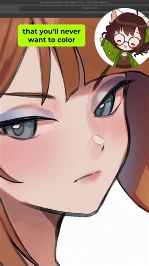 I'll teach how to color a grayscale drawing 🖌️🎨 #values #contrast #arttips