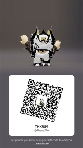 here's my Qr code if your a fan