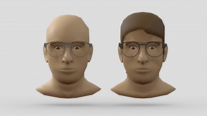 Low Poly - Realistic Face - Download Free 3D model by TheDre (@AndreaG.)