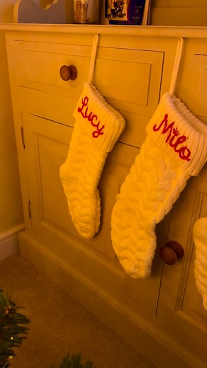 It’s officially that time of year!!🎄❤️ The fact this year I can hang my own stockings in my own home is surreal🥹 | Rainbow and Stitch