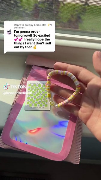 Preppy Clay Bead Keychain and Bracelets by Beaded by Lillian