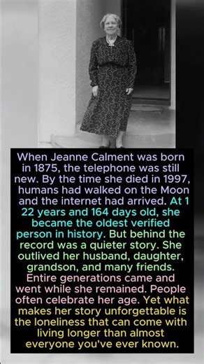 The Oldest Woman Alive Lost Four Generations
