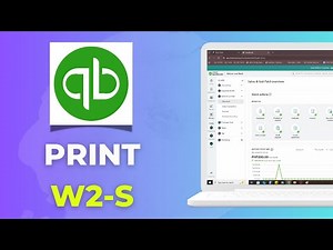 How to Print W 2s in QuickBooks Online Payroll