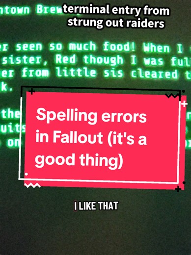 Fallout's Hidden Storytelling: Typos & Terminal Entries