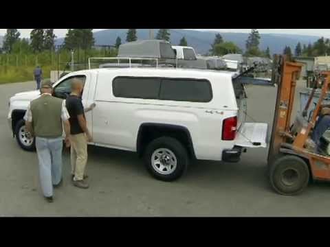 How to install a truck canopy