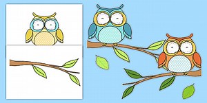 Owl Themed Wall Decals