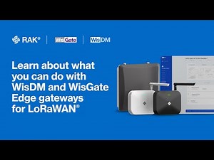 Learn about what you can do with WisDM and WisGate Edge gateways for LoRaWAN