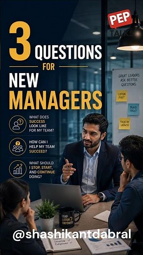 3 Questions for New Managers