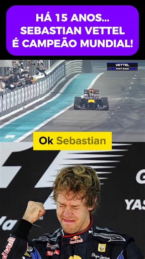Há exatos 15 anos, Sebastian Vettel venceu o GP ABU DHABI 2010 e conquistou seu primeiro título mundial com uma virada histórica no campeonato, se tornando o mais jovem campeão da história da Fórmula 1. E o rádio pós-corrida é um dos meus preferidos! Emocionante demais! #Vettel #Formula1 #F1 #SebastianVettel | Will Bueno - Botequim GP