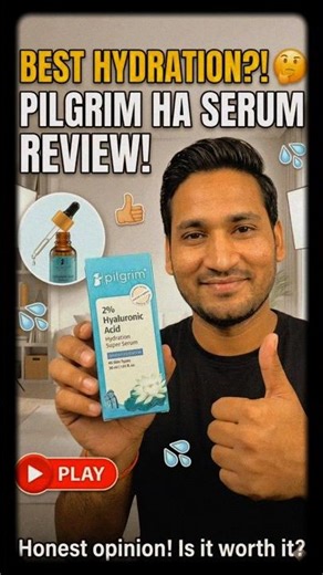 Pilgrim 2% Hyaluronic Acid Serum: Honest Review! ✨ #Skincare