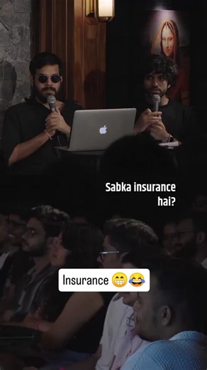 Insurance 😁😂 ft.@boi_onkar #insurance #terminsurance #standupcomedy #standup #comedy #jokes #crowdwork |Insurance, term insurance, insurance agent, LIC life insurance, insurance policy, standup comedy , standup , comedy , standup comedian| | Standup Laugh Clips