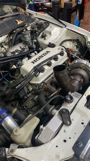D16 gt35 idle with locked vtec #automobile #d16