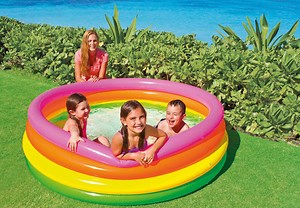 Sunset Glow Inflatable Pool - 66" x 18"