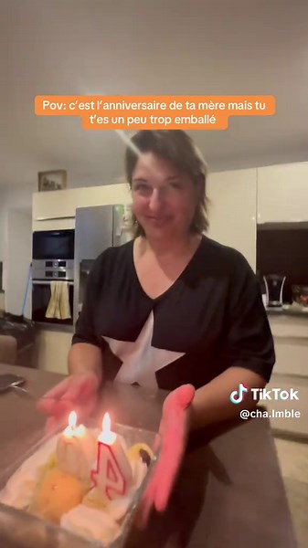 Pov de plus : elle a pas 40 ans, on avait pas les bonnes bougies #fyp #anniversaire #maman #summer @Lamiable Ailhas Chri @helo