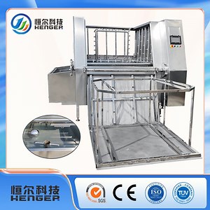 [Hot Item] High Pressure Washer Bin Washing Machine Trolley Washer for 200L Meat Trolley Cart