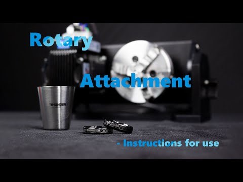 Chuck Rotary Usage Instructions of THUNDER LASER AURORA Fiber Marking Machine