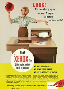 Xerox, la primera fotocopiadora de la historia - Fotocopiadora Xerox
