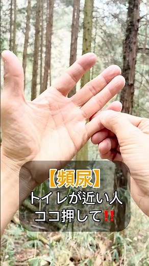 頻尿のツボ ＃頻尿 ＃残尿感 ＃夜間頻尿 ＃ツボ ＃自律神経