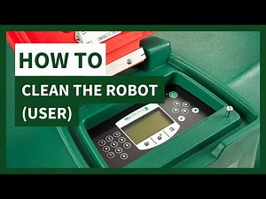 How to clean the robot mower (user)