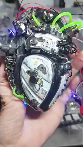 Steampunk handmade sculptures