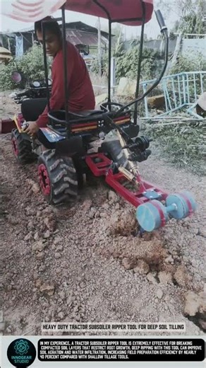 Heavy Duty Tractor Subsoiler Ripper Tool for Deep Soil Tilling #tools
