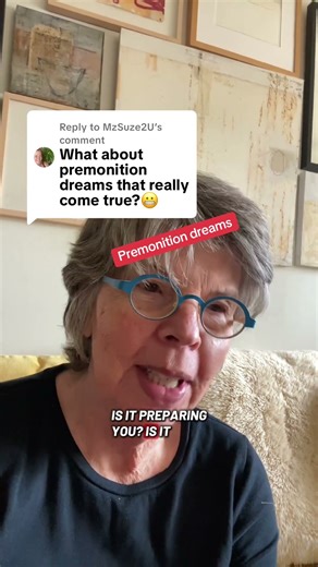 the dreamer wonders about premonition dreams that really come true