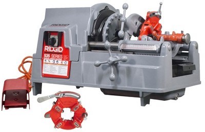 Reconditioned RIDGID® 535 V3 Pipe Threading Machine with 811A Extra Head & Dies | eBay