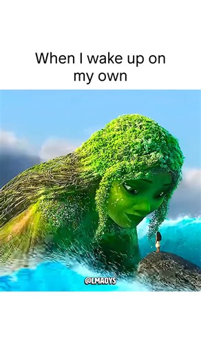 relatable account on Instagram: "I’m impossible to wake up Fun Fact: Moana (2016) was the first Disney animated film where the main princess doesn’t have a love interest at all—the entire story focuses on her journey, culture, and becoming a leader on her own 🌊🌺"