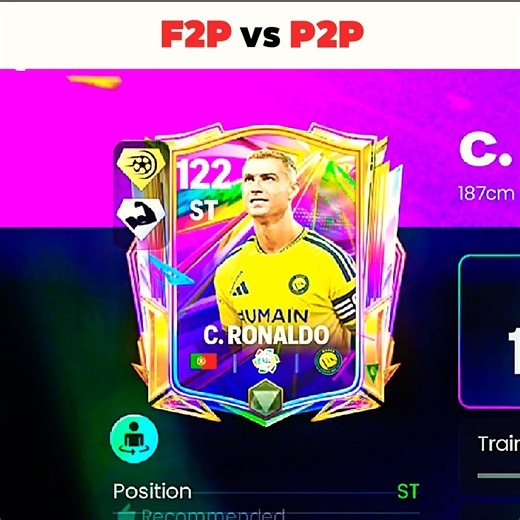 F2P vs P2P card..🤯🔥 #fcmobile