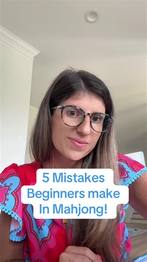 Lara ️ | Lara's Mahjong Edit on Instagram: "We all make mistakes when we’re learning Mah Jong—but these 5 are super common and totally avoidable. Save this, share it with your table, and maybe print it out for your “newbie” friend (with love, of course ) #mahjong101 #americanmahjong #mahjongmistakes #mahjongtips #mahjongteacher #learntoplaymahjong #larasmahjongedit"