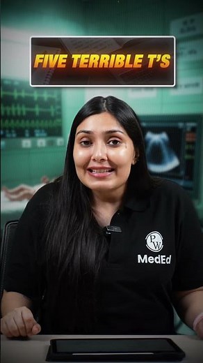 5 TERRIBLE T’s of Cyanotic Congenital Heart Disease | MBBS Quick Revision #shorts #mbbslife