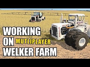 WORKING ON WELKER FARMS | Multiplayer Farming Simulator 17 - Ep1