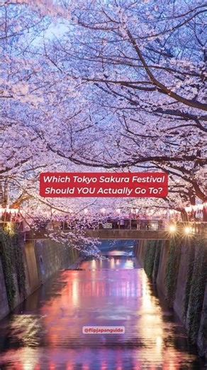 Wanna know which Tokyo sakura festival is for you? 😊