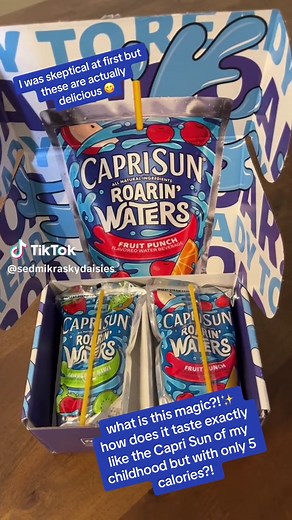 Discover Capri Sun Roarin' Waters: Low-Calorie Delight