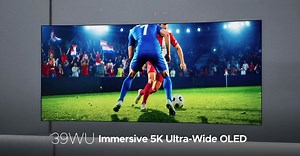 LG shows Tandem WOLED panels for 2026, 5K 39-inch curved panel teased - VideoCardz.com