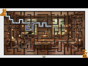 Animated Maze Game Challenge | Solving the Living Room Theme Maze Puzzle