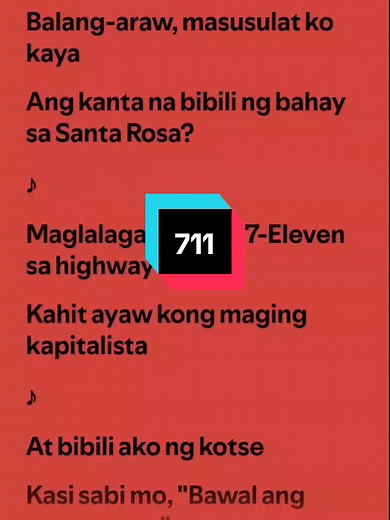 711 - TONEEJAY Lyrics and Video