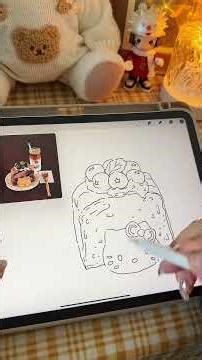 Beginner-Friendly Cute Digital Art 🍞🫐