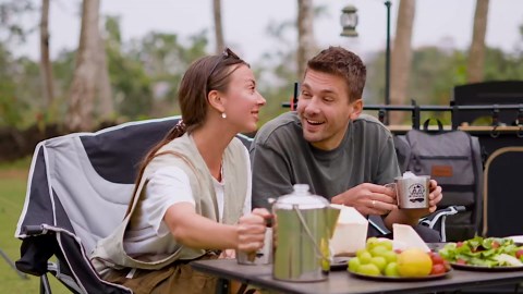 KingCamp Oversized Camping Kitchen Organizer, Ultralight Hanging Cooking Utensils Bag Portable Storage Backpack with Paper Towel Holder & 3 Pockets for Outdoor BBQ Cooking (Bag Only)