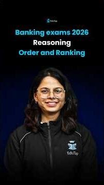 Banking Exams 2026 | Order and Ranking Questions Practice | Reasoning for Bank Exams 2026