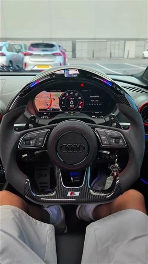 Audi Carbon Fiber Steering Wheel Upgrade – Plug & Play