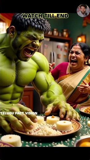Telugu Hulk Comedy | Amma Hulk ni Poddune Scold Chestundi 😂 | Telugu Fact Vision
