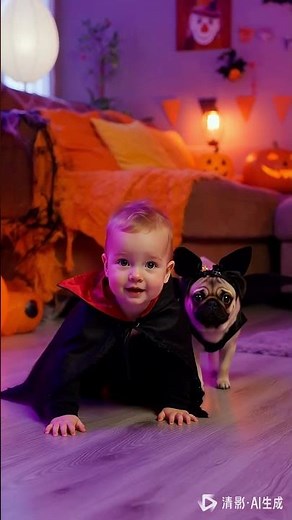 Baby Vampire & Bat Puppy 🦇👶 | Cutest Spooky Duo Ever!