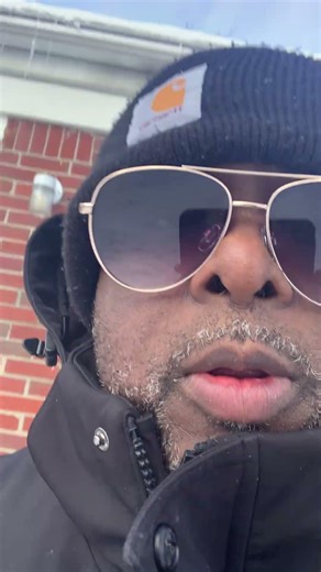 Snowy Day in Detroit