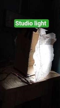 Homemade studio light #short #easy #youtude studio